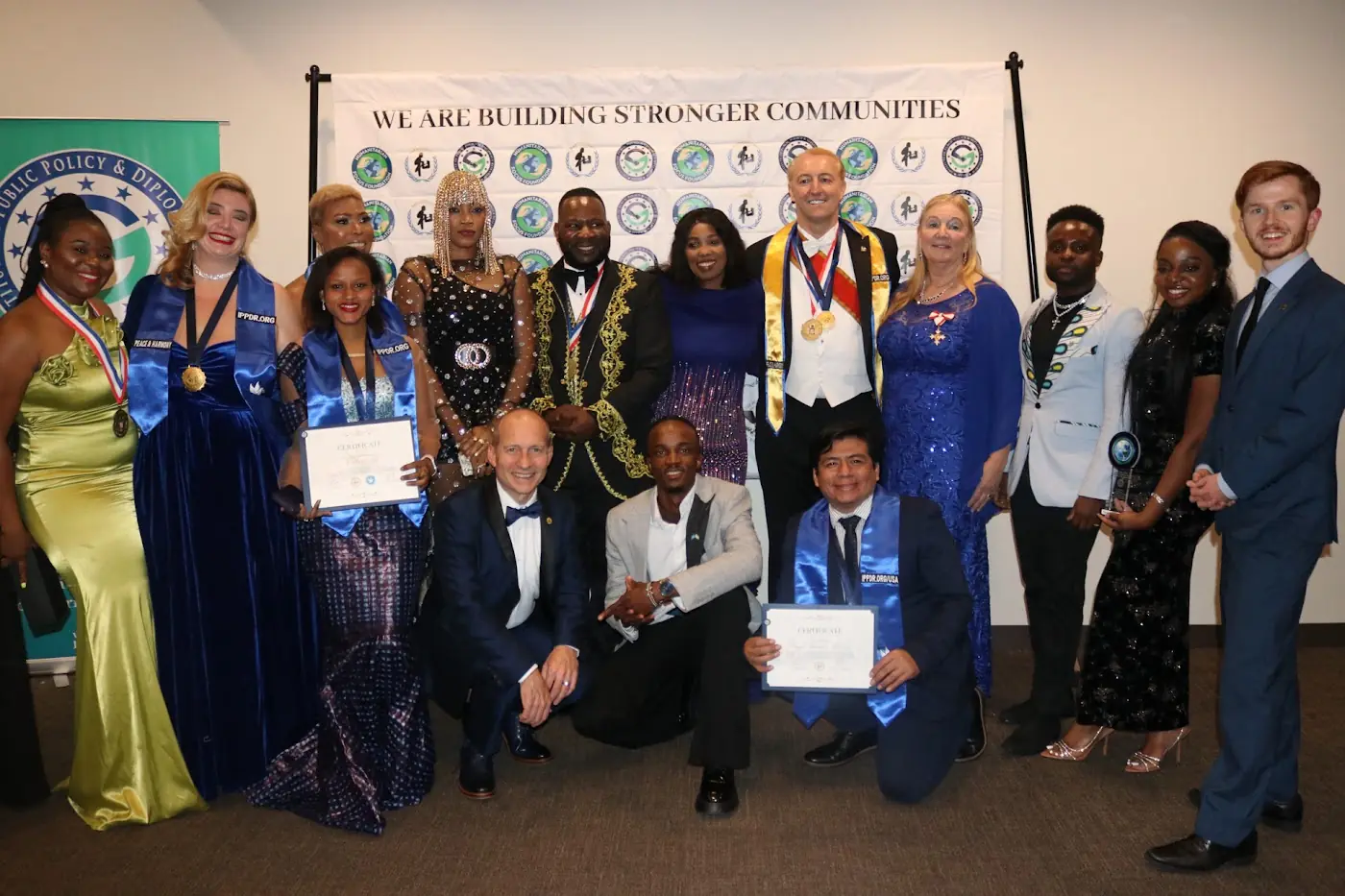 An awards night for community service